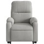 Sillón reclinable de masaje elevable tela microfibra gris claro de , Sillones - Ref: Foro24-3204937, Precio: 312,65 €, Descue...