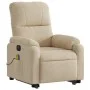 Anhebbarer elektrischer Massagesessel mit cremefarbenem Stoff von , Sessel - Ref: Foro24-3204954, Preis: 382,76 €, Rabatt: %