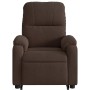 Sillón reclinable de masaje elevable tela de microfibra marrón de , Sillones - Ref: Foro24-3204935, Precio: 299,40 €, Descuen...