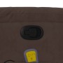 Sillón reclinable de masaje elevable tela de microfibra marrón de , Sillones - Ref: Foro24-3204935, Precio: 299,40 €, Descuen...