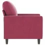 Red velvet armchair 60 cm by , Sofas - Ref: Foro24-359183, Price: 135,01 €, Discount: %