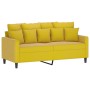Sofá de 2 plazas terciopelo amarillo 140 cm de , Sofás - Ref: Foro24-359309, Precio: 207,22 €, Descuento: %