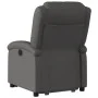 Grauer, hochklappbarer Relaxsessel aus echtem Leder von , Sessel - Ref: Foro24-3204265, Preis: 383,19 €, Rabatt: %
