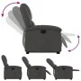 Grauer, hochklappbarer Relaxsessel aus echtem Leder von , Sessel - Ref: Foro24-3204265, Preis: 383,19 €, Rabatt: %