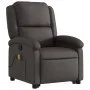 Sillón reclinable masaje elevable cuero auténtico marrón oscuro de , Sillones - Ref: Foro24-3204267, Precio: 429,50 €, Descue...