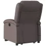Sillón reclinable masaje elevable cuero auténtico marrón oscuro de , Sillones - Ref: Foro24-3204267, Precio: 429,50 €, Descue...