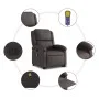 Sillón reclinable masaje elevable cuero auténtico marrón oscuro de , Sillones - Ref: Foro24-3204267, Precio: 429,50 €, Descue...