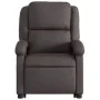 Sillón reclinable masaje elevable cuero auténtico marrón oscuro de , Sillones - Ref: Foro24-3204267, Precio: 429,50 €, Descue...