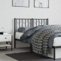 Cabecero de metal negro 120 cm de , Cabeceros y pies de cama - Ref: Foro24-374468, Precio: 30,61 €, Descuento: %