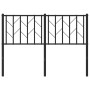 Cabecero de metal negro 120 cm de , Cabeceros y pies de cama - Ref: Foro24-374468, Precio: 30,61 €, Descuento: %