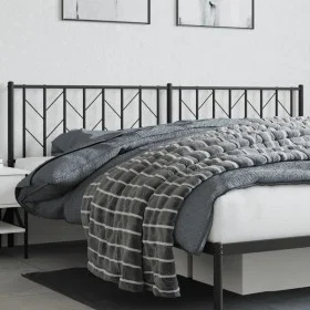 Kopfteil aus schwarzem Metall, 200 cm von , Kopf- und Fußteile - Ref: Foro24-374475, Preis: 38,91 €, Rabatt: %