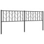 Cabecero de metal negro 200 cm de , Cabeceros y pies de cama - Ref: Foro24-374475, Precio: 39,54 €, Descuento: %