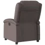 Sillón de masaje eléctrico cuero auténtico marrón oscuro de , Sillones - Ref: Foro24-3204259, Precio: 391,80 €, Descuento: %