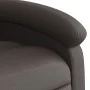 Sillón de masaje eléctrico cuero auténtico marrón oscuro de , Sillones - Ref: Foro24-3204259, Precio: 391,80 €, Descuento: %