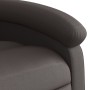 Sillón de masaje eléctrico cuero auténtico marrón oscuro de , Sillones - Ref: Foro24-3204259, Precio: 390,82 €, Descuento: %