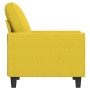 Sillón de tela amarillo claro 60 cm de , Sofás - Ref: Foro24-359380, Precio: 184,98 €, Descuento: %