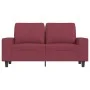 2-Sitzer-Sofa aus rotem Stoff, 120 cm von , Sofas - Ref: Foro24-359389, Preis: 226,68 €, Rabatt: %