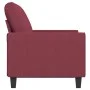 2-Sitzer-Sofa aus rotem Stoff, 120 cm von , Sofas - Ref: Foro24-359389, Preis: 226,68 €, Rabatt: %