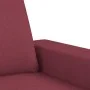 2-Sitzer-Sofa aus rotem Stoff, 120 cm von , Sofas - Ref: Foro24-359389, Preis: 226,68 €, Rabatt: %