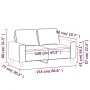 2-Sitzer-Sofa aus rotem Stoff, 120 cm von , Sofas - Ref: Foro24-359389, Preis: 226,68 €, Rabatt: %