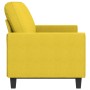 Sofá de 3 plazas de tela amarillo claro 180 cm de , Sofás - Ref: Foro24-359404, Precio: 304,97 €, Descuento: %