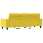 3-seater light yellow fabric sofa 180 cm by , Sofas - Ref: Foro24-359404, Price: 300,25 €, Discount: %