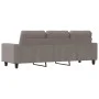 Sofá de 3 plazas de tela gris taupe 180 cm de , Sofás - Ref: Foro24-359406, Precio: 283,22 €, Descuento: %