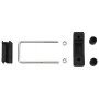 Conector en U con plástico para postes de valla 25 sets 60x40mm de vidaXL, Accesorios para rejas y vallas - Ref: Foro24-14450...