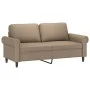 Sofá de 2 plazas de cuero sintético color capuchino 140 cm de , Sofás - Ref: Foro24-359508, Precio: 236,25 €, Descuento: %