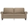 Sofá de 2 plazas de cuero sintético color capuchino 140 cm de , Sofás - Ref: Foro24-359508, Precio: 236,25 €, Descuento: %