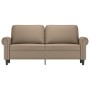 Sofá de 2 plazas de cuero sintético color capuchino 140 cm de , Sofás - Ref: Foro24-359508, Precio: 244,15 €, Descuento: %