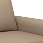 Sofá de 2 plazas de cuero sintético color capuchino 140 cm de , Sofás - Ref: Foro24-359508, Precio: 244,15 €, Descuento: %