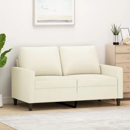 Sofá de 2 plazas terciopelo color crema 120 cm de , Sofás - Ref: Foro24-359197, Precio: 245,67 €, Descuento: %