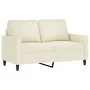 Sofá de 2 plazas terciopelo color crema 120 cm de , Sofás - Ref: Foro24-359197, Precio: 245,67 €, Descuento: %