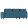 Sofá de 3 plazas terciopelo azul 180 cm de , Sofás - Ref: Foro24-359218, Precio: 347,43 €, Descuento: %