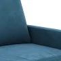Sofá de 3 plazas terciopelo azul 180 cm de , Sofás - Ref: Foro24-359218, Precio: 347,43 €, Descuento: %