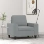 Light gray fabric armchair 60 cm by , Sofas - Ref: Foro24-359375, Price: 146,41 €, Discount: %