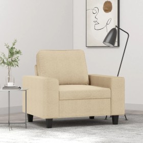 Sillón de tela color crema 60 cm de , Sofás - Ref: Foro24-359377, Precio: 186,23 €, Descuento: %