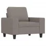 Taupe gray fabric armchair 60 cm by , Sofas - Ref: Foro24-359382, Price: 208,36 €, Discount: %