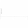 Estructura de cama de metal con cabecero blanco 80x200 cm de , Camas y somieres - Ref: Foro24-374477, Precio: 62,57 €, Descue...