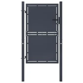 Gartentor aus anthrazitgrauem Stahl 100x150 cm von vidaXL, Gartentore - Ref: Foro24-144520, Preis: 224,04 €, Rabatt: %
