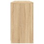 Aparador con luces LED roble Sonoma 142,5x37x67 cm de , Aparadores - Ref: Foro24-3209088, Precio: 180,92 €, Descuento: %