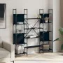 Estantería madera de ingeniería negra 155,5x24x166,5 cm de , Librerías y estanterías - Ref: Foro24-838858, Precio: 100,33 €, ...