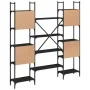 Estantería madera de ingeniería negra 155,5x24x166,5 cm de , Librerías y estanterías - Ref: Foro24-838858, Precio: 100,33 €, ...