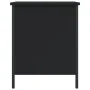Schwarze Aufbewahrungsbank aus Holzwerkstoff, 40 x 42,5 x 50 cm von , Bänke für Hallen und Lager - Ref: Foro24-839008, Preis:...