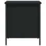 Schwarze Aufbewahrungsbank aus Holzwerkstoff, 40 x 42,5 x 50 cm von , Bänke für Hallen und Lager - Ref: Foro24-839008, Preis:...