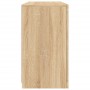 Aparador con luces LED roble Sonoma 123x37x67 cm de , Aparadores - Ref: Foro24-3209081, Precio: 175,27 €, Descuento: %