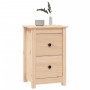 Mesitas de noche 2 uds madera maciza de pino 40x35x61,5 cm de vidaXL, Mesitas de noche - Ref: Foro24-820947, Precio: 92,67 €,...