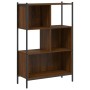 Estantería madera de ingeniería marrón roble 72x28x109 cm de , Librerías y estanterías - Ref: Foro24-838887, Precio: 63,61 €,...