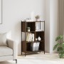 Estantería madera de ingeniería marrón roble 72x28x109 cm de , Librerías y estanterías - Ref: Foro24-838887, Precio: 63,61 €,...